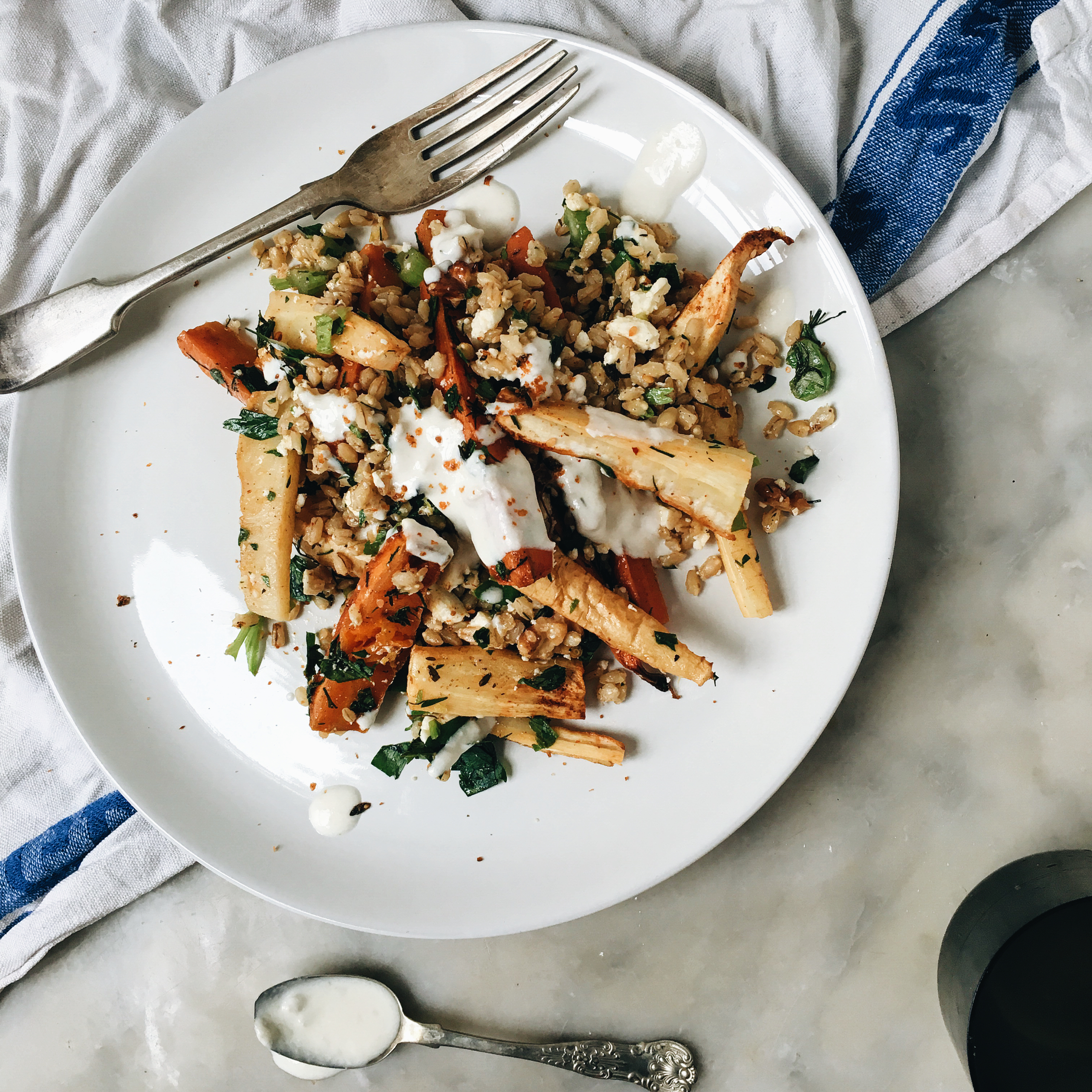 Middle Eastern Spiced Carrots and Parsnips