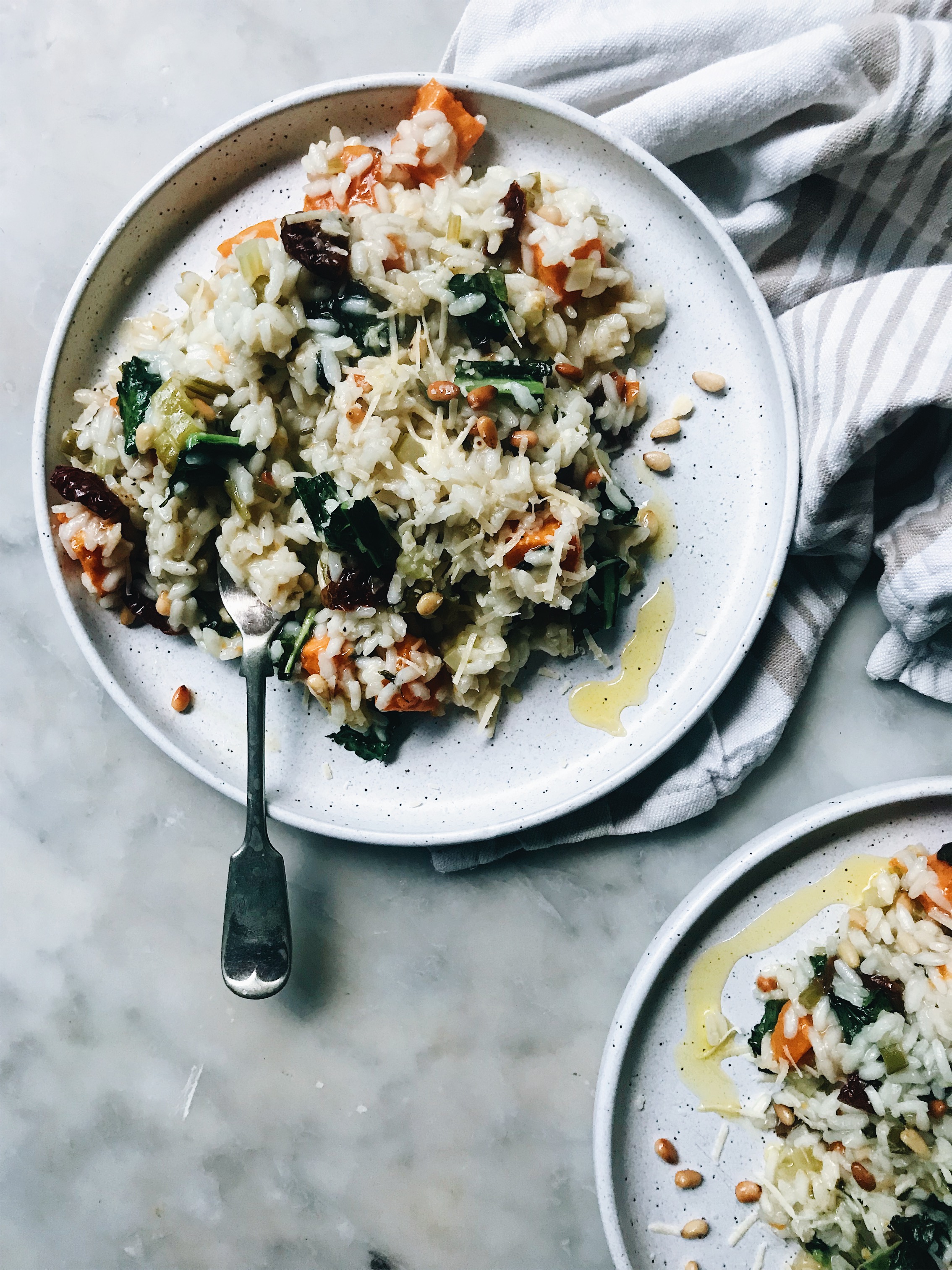 Pumpkin, Sundried Tomato and Kale Risotto The Healthy Hunter