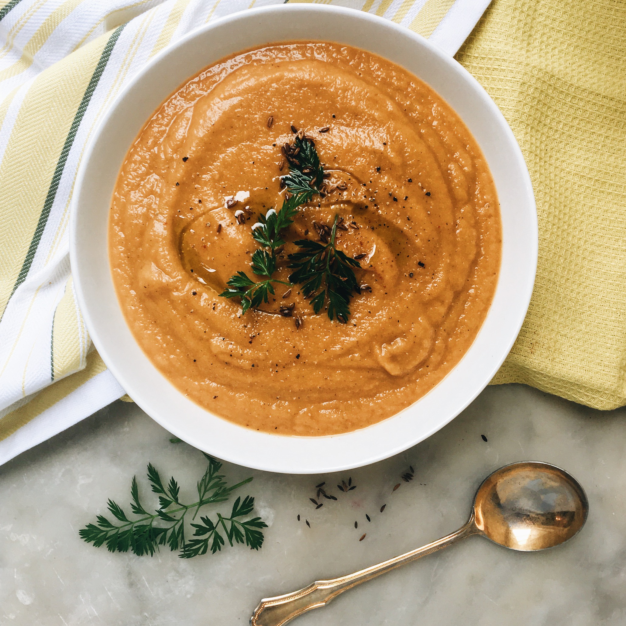 SPICED CARROT AND LENTIL SOUP | The Healthy Hunter