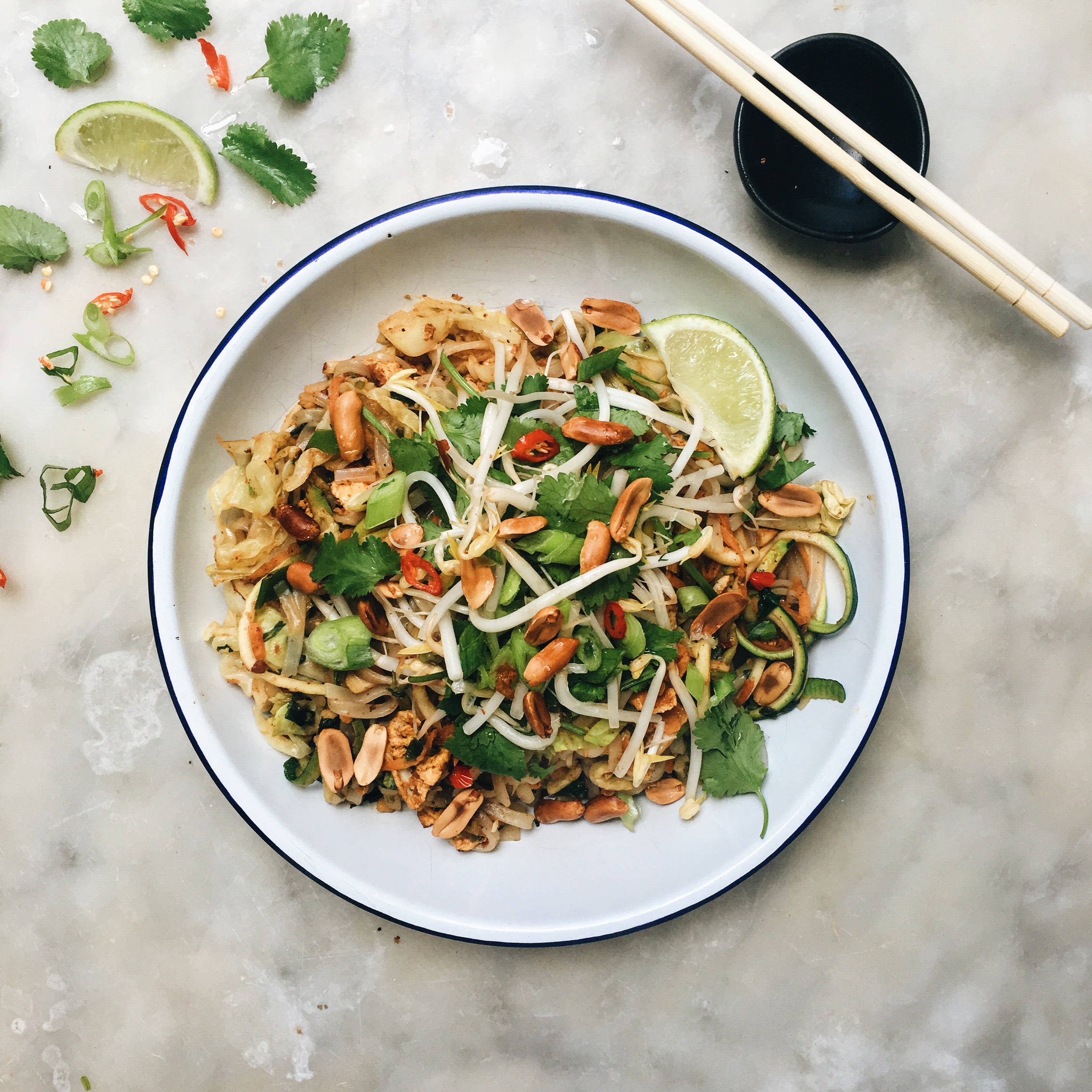 VEGETARIAN PAD THAI | The Healthy Hunter