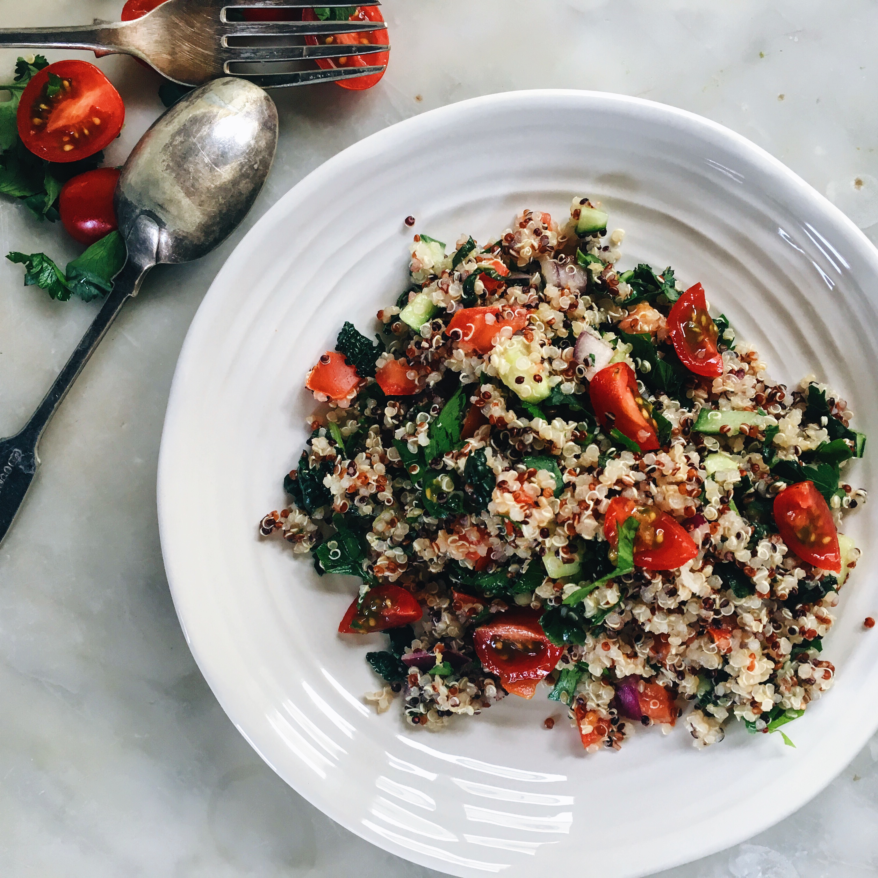 QUINOA TABBOULEH SALAD | The Healthy Hunter